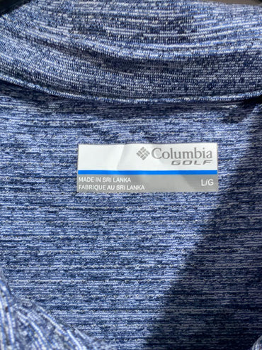 COLUMBIA GOLF BUTTON DOWN T-SHIRT FOR MEN