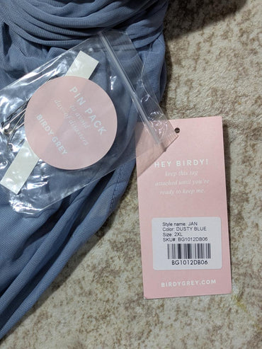 BIRDEY GREY MAXI DRESS FOR WOMEN