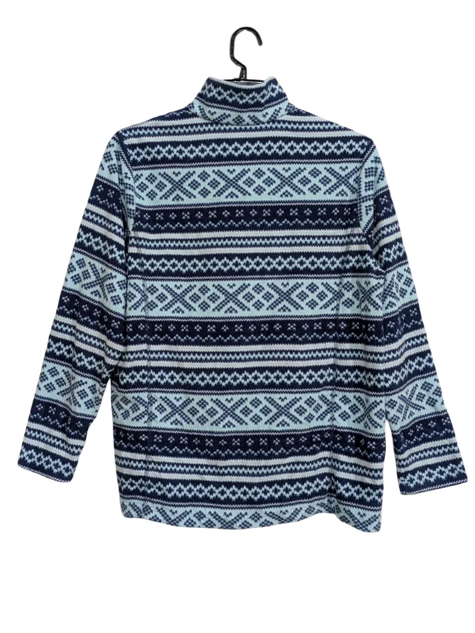 LANDS' END HALF ZIP FLEECE JACKET FOR WOMEN