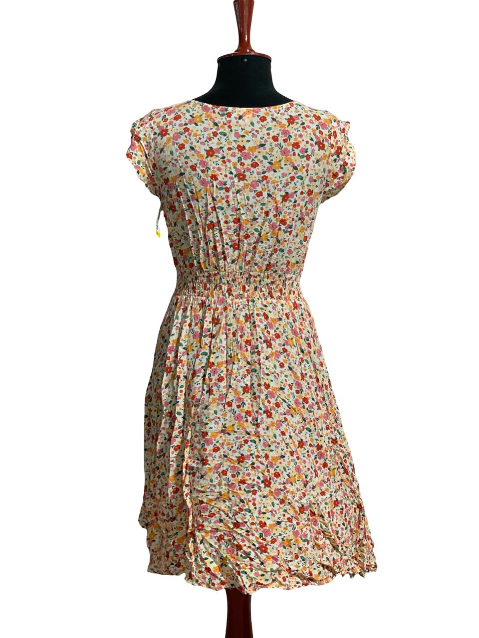 INDIGO ROSE FLARE DRESS FOR WOMEN