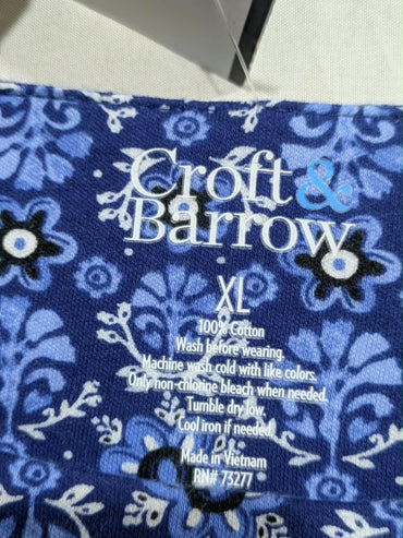 CROFT & BARROW BLOUSE TOP FOR WOMEN