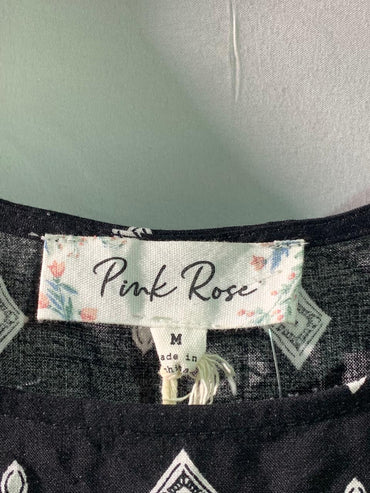 PINK ROSE MINI DRESS FOR WOMEN