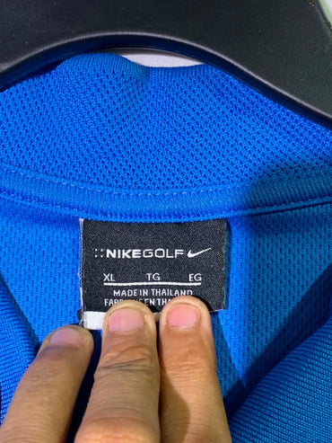 NIKE GOLF BUTTON DOWN DRI FIT T-SHIRT FOR MEN
