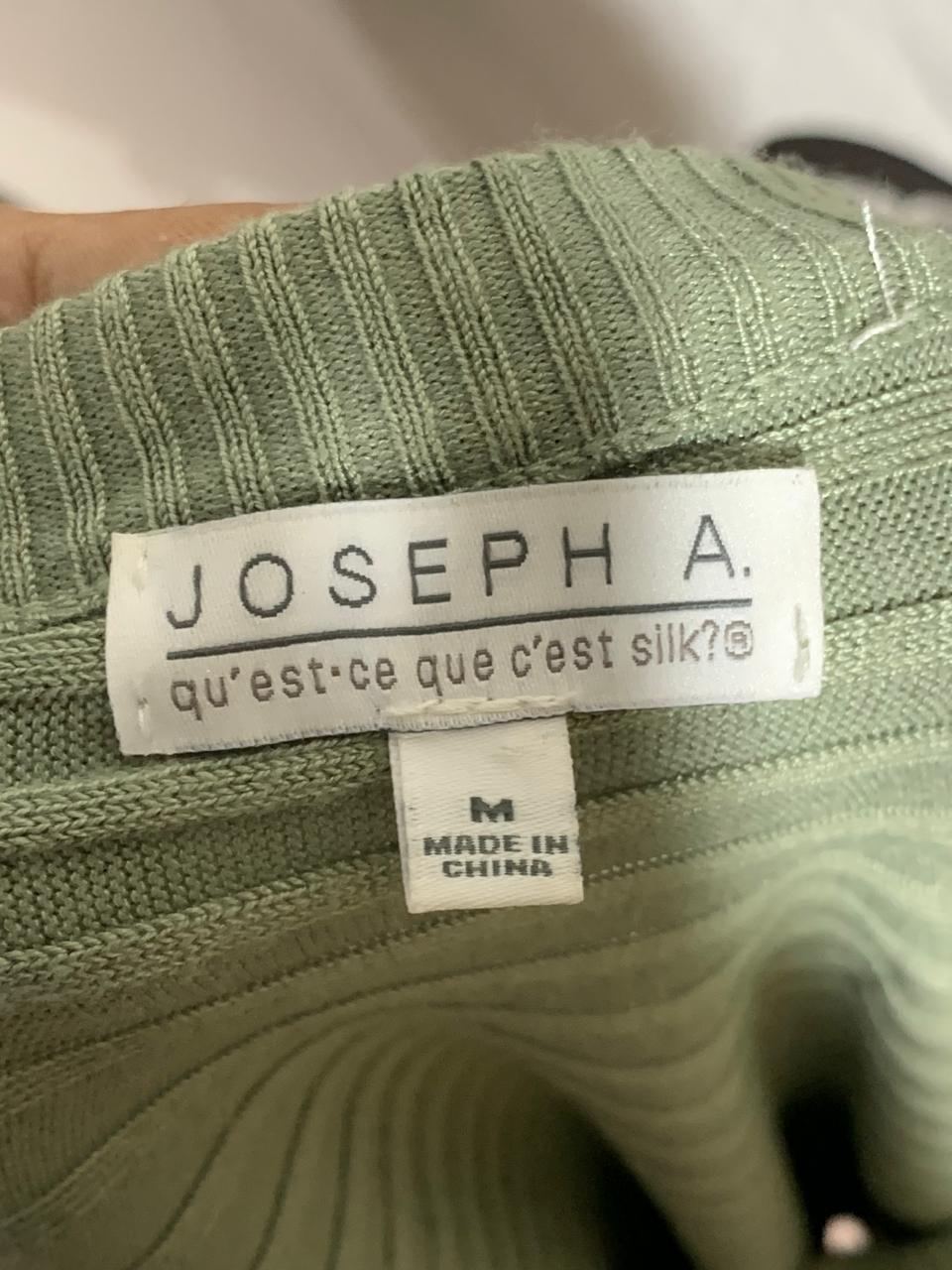 JOSEPH A. STRIPED BUTTON SHOULDER SWEATER FOR WOMEN
