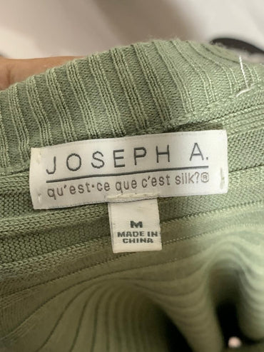 JOSEPH A. STRIPED BUTTON SHOULDER SWEATER FOR WOMEN