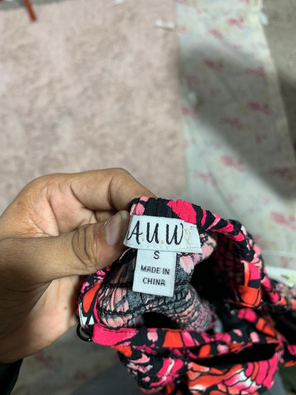 A.U.W MINI DRESS FOR WOMEN