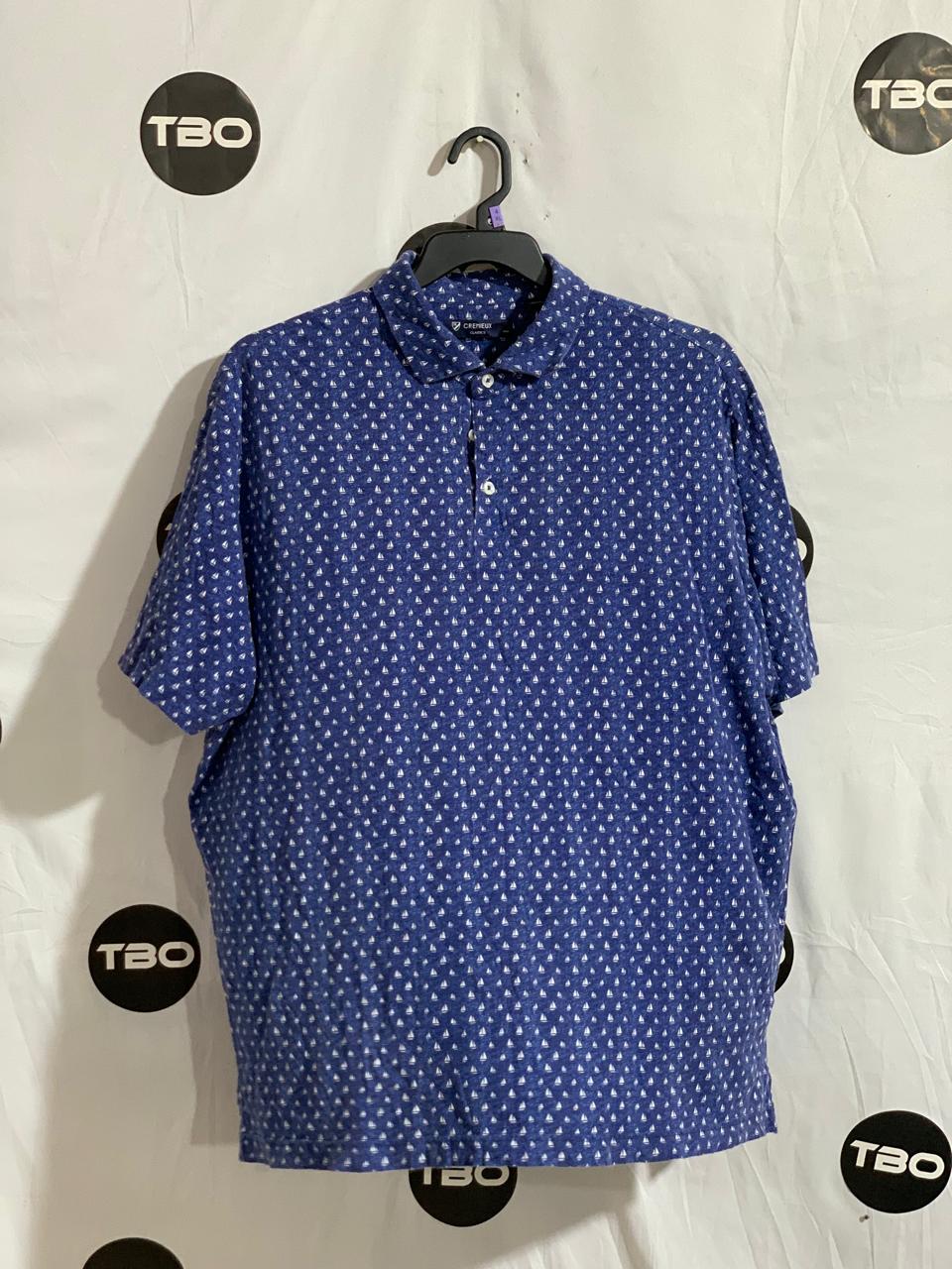 CREMIEUX BUTTON DOWN T-SHIRT FOR MEN