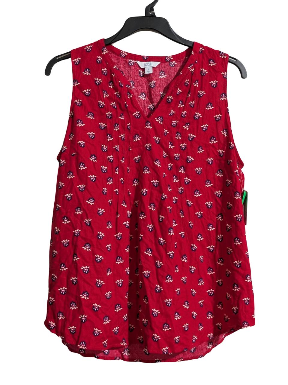 CROFT & BARROW BLOUSE TOP FOR WOMEN