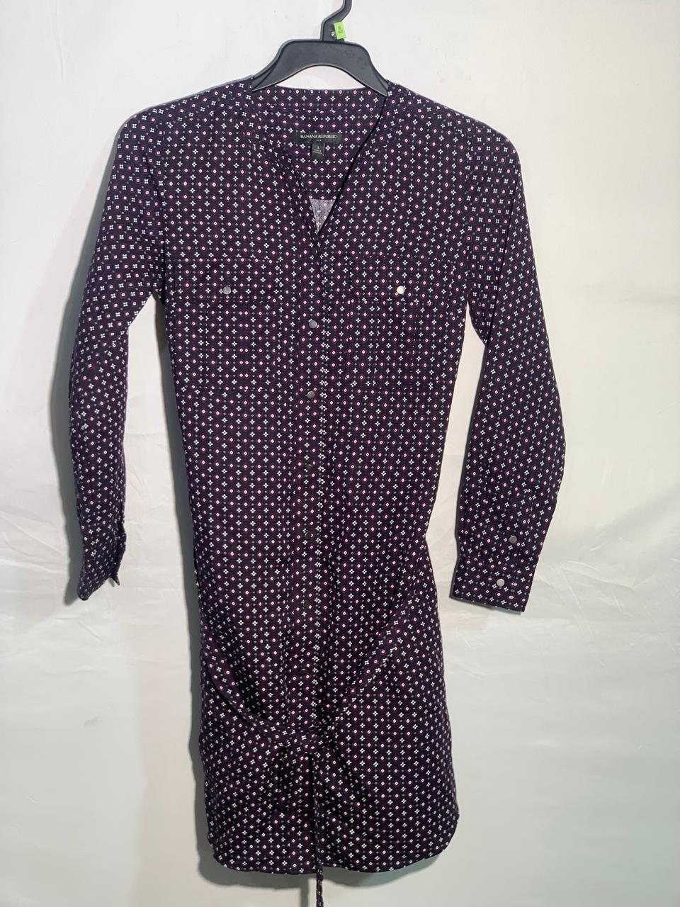 PRINTED SHIRT DRESS FOR WOMEN