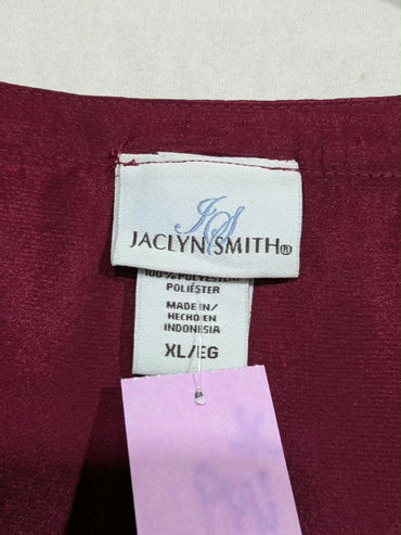 JACLYN SMITH SATIN BLOUSE TOP FOR WOMEN