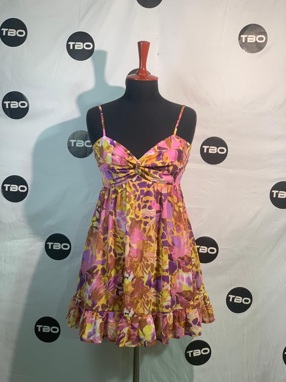 FLORAL PRINT MINI DRESS FOR WOMEN