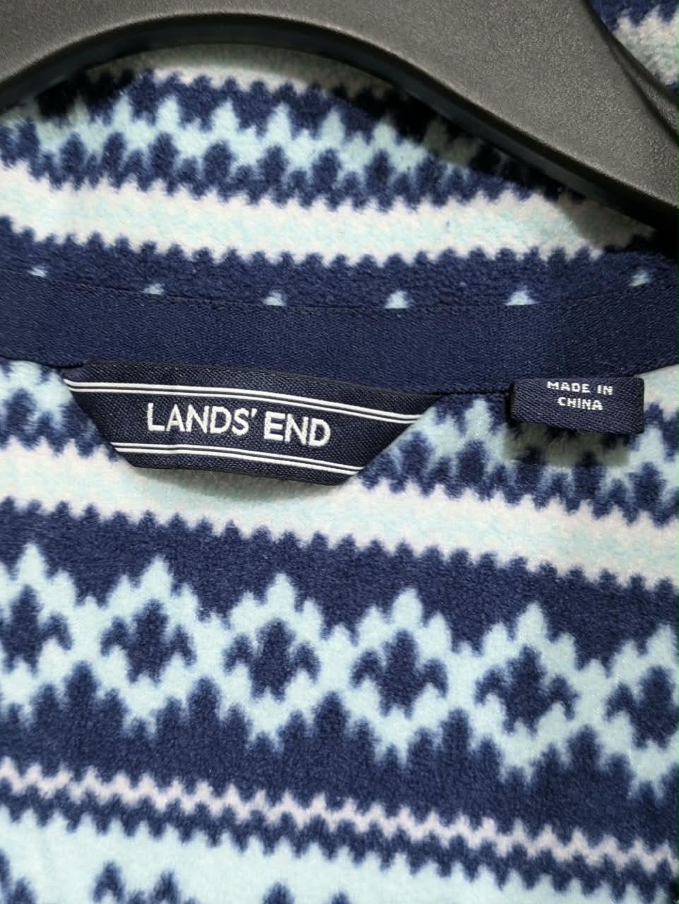 LANDS' END HALF ZIP FLEECE JACKET FOR WOMEN
