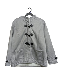 FLEECE DUFFLE TOGGLE JACKET FOR WOMEN
