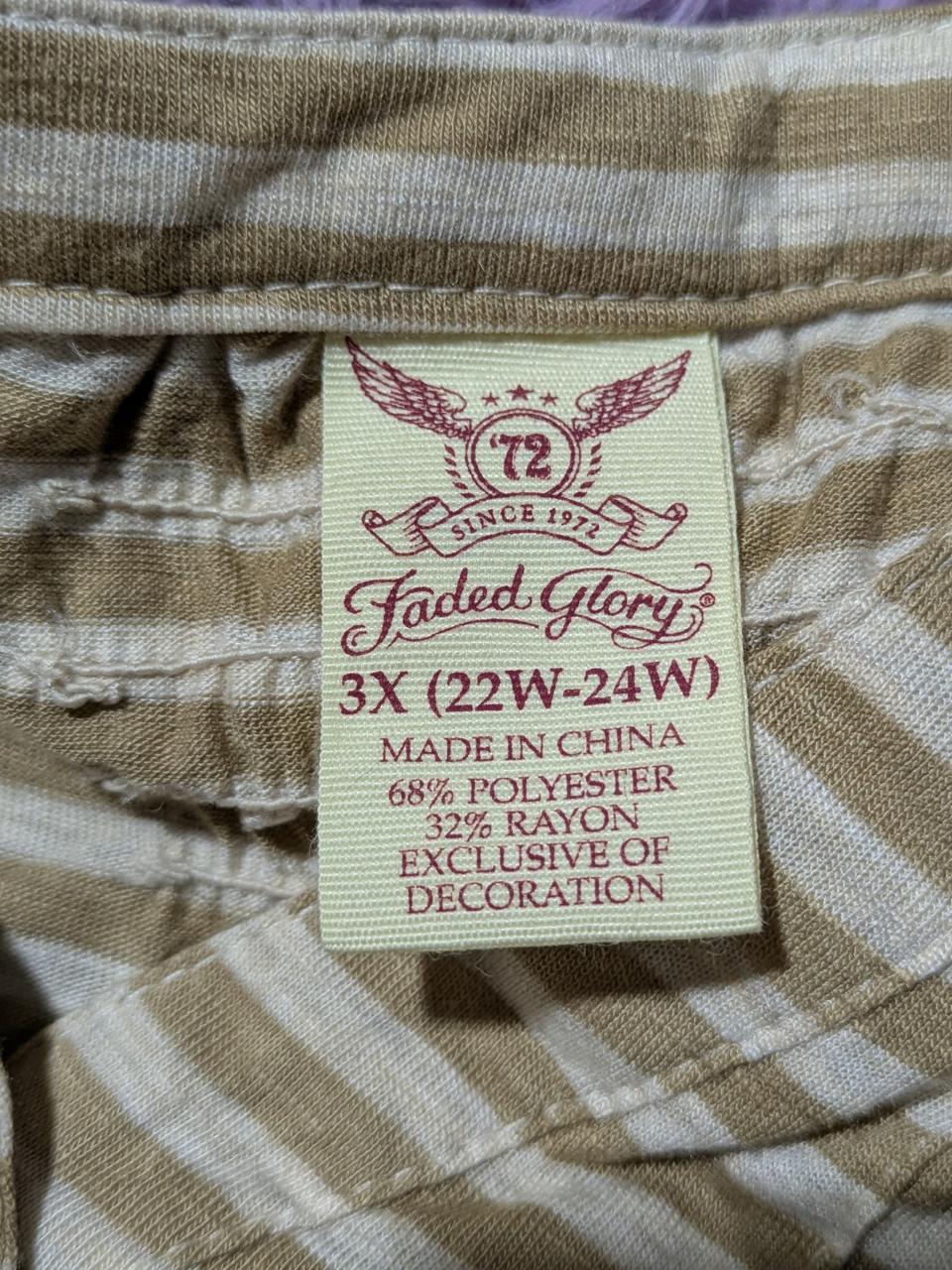 FADED GLORY TOP FOR WOMEN