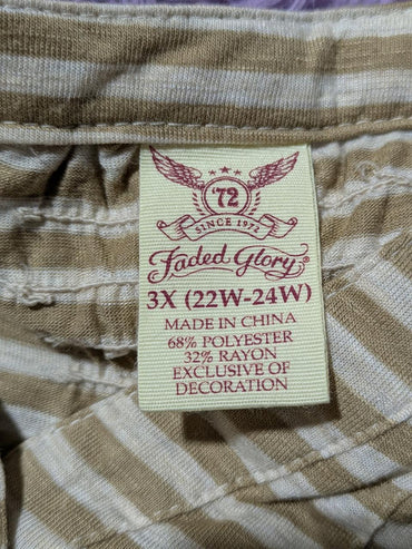 FADED GLORY TOP FOR WOMEN