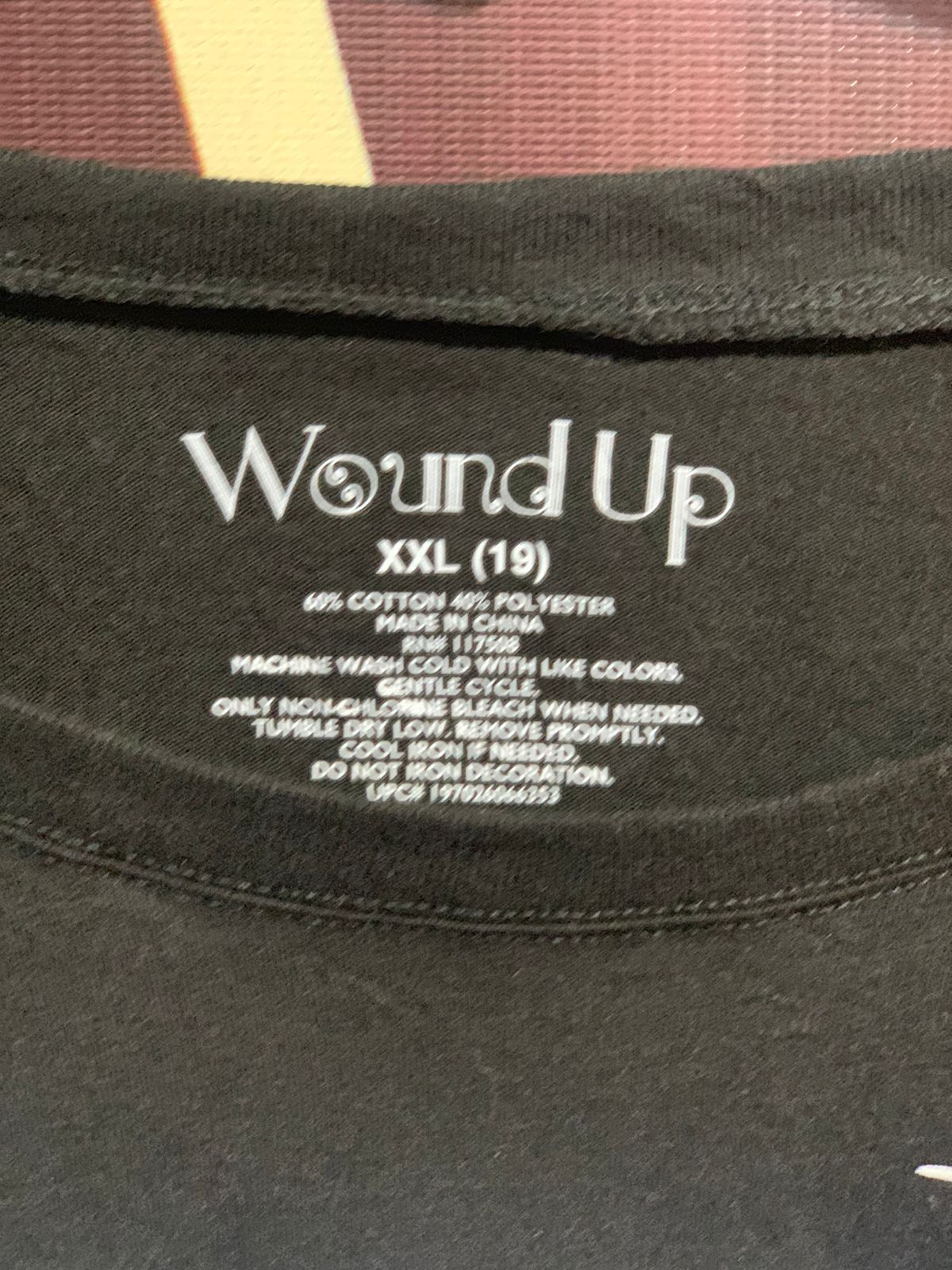 WOUND UP ORIGINAL BRANDED T-SHIRT