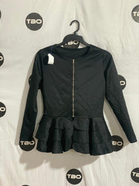 PEPLUM ZIP JACKET FOR WOMEN
