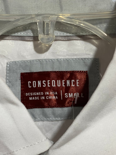 Consequence Pearl White Shirt for Men