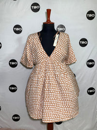 MUSTARD SEED DOT DRESS FOR WOMEN