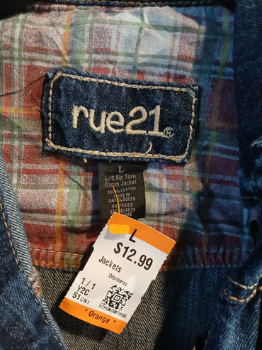 IMPORTED DENIM CROP JACKET BY RUE21