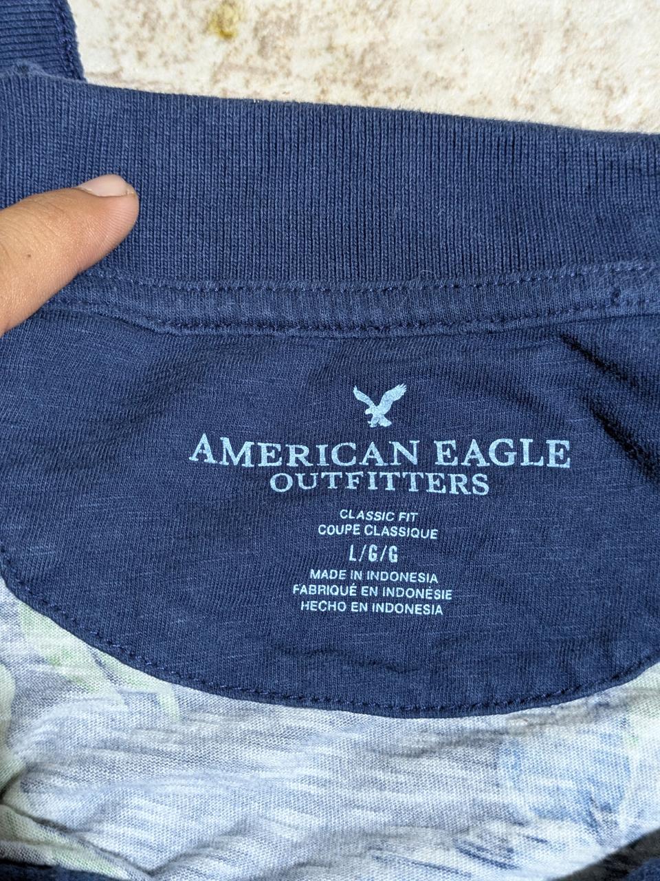 AMERICAN EAGLE BUTTON DOWN T-SHIRT FOR WOMEN