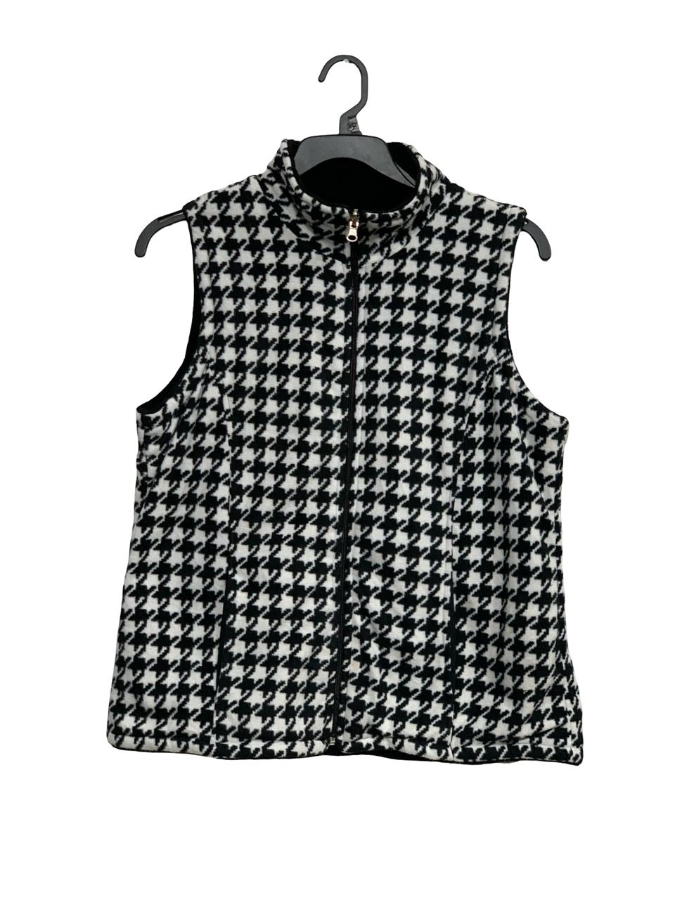 FRENCH LAUNDRY SLEEVELESS FLEECE JACKET FOR WOMEN