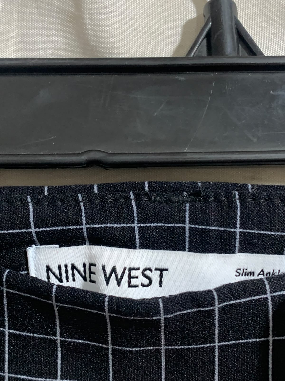 NINE WEST CHECK PANT FOR WOMEN