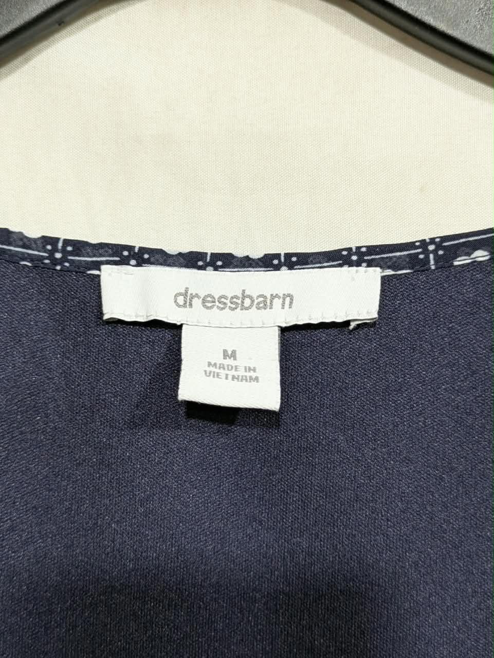 DRESSBARN TIERED RUFFLE TOP FOR WOMEN