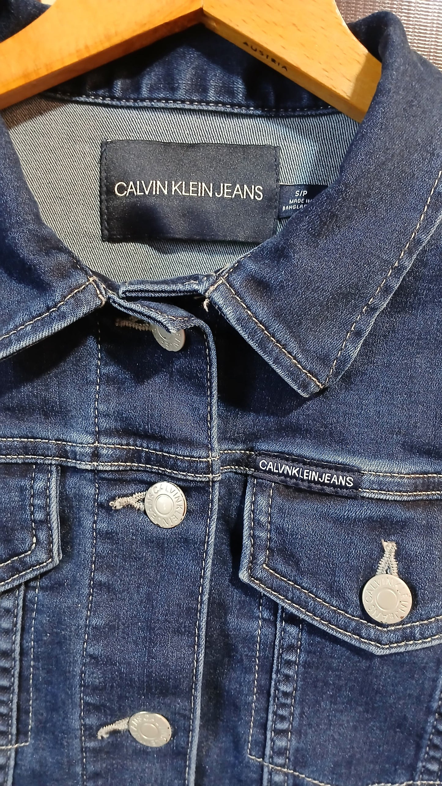 IMPORTED DENIM JACKET BY CALVIN KELIN FOR LADIES