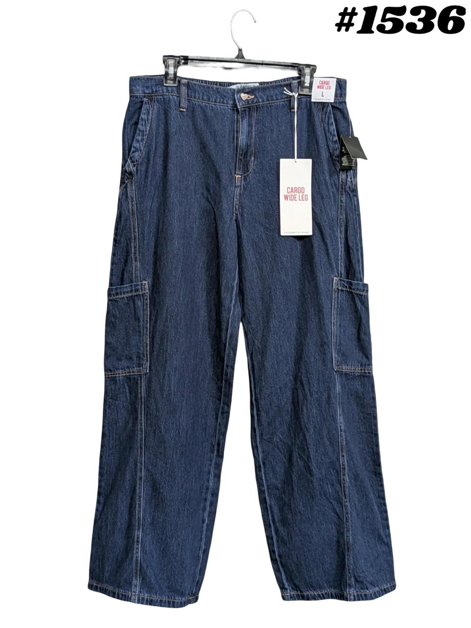 CELEBRITY PINK WIDE LEG CARGO JEANS FOR WOMEN