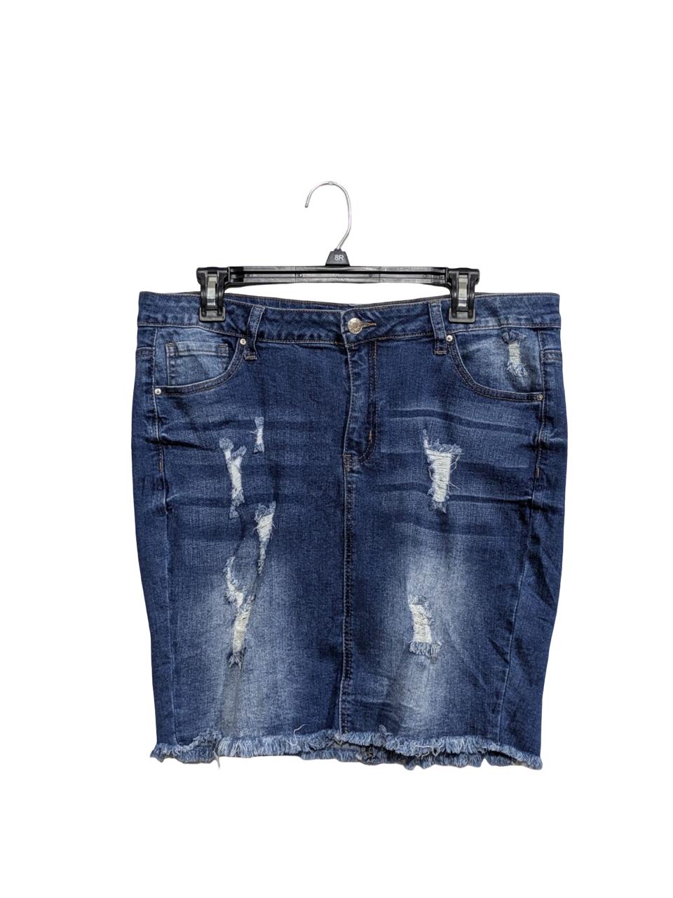 WAX JEAN SKIRT FOR WOMEN