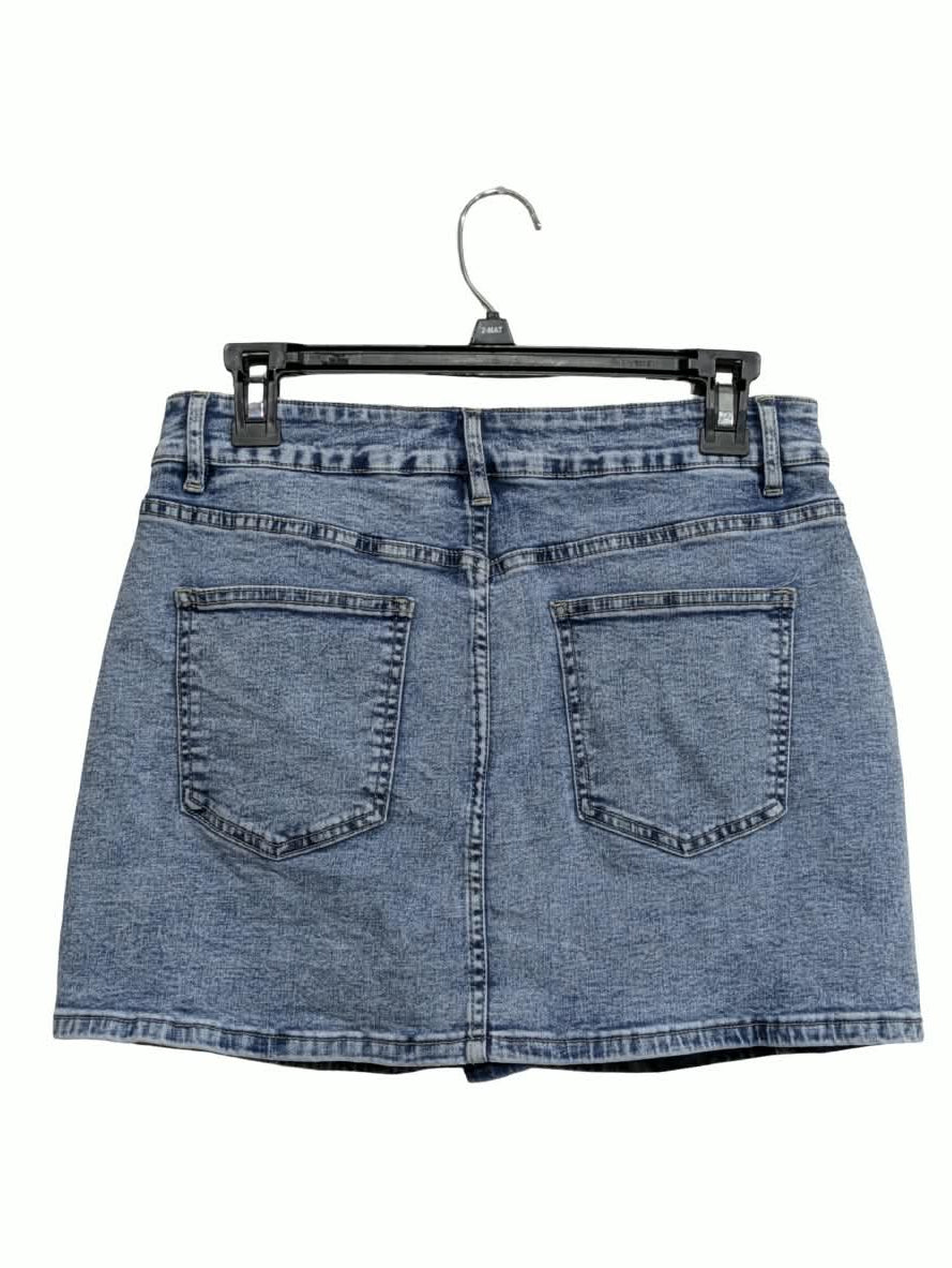 LUVAMIA DENIM MINI SKORT FOR WOMEN