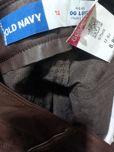 OLD NAVY LEATHER PANT FOR WOMEN