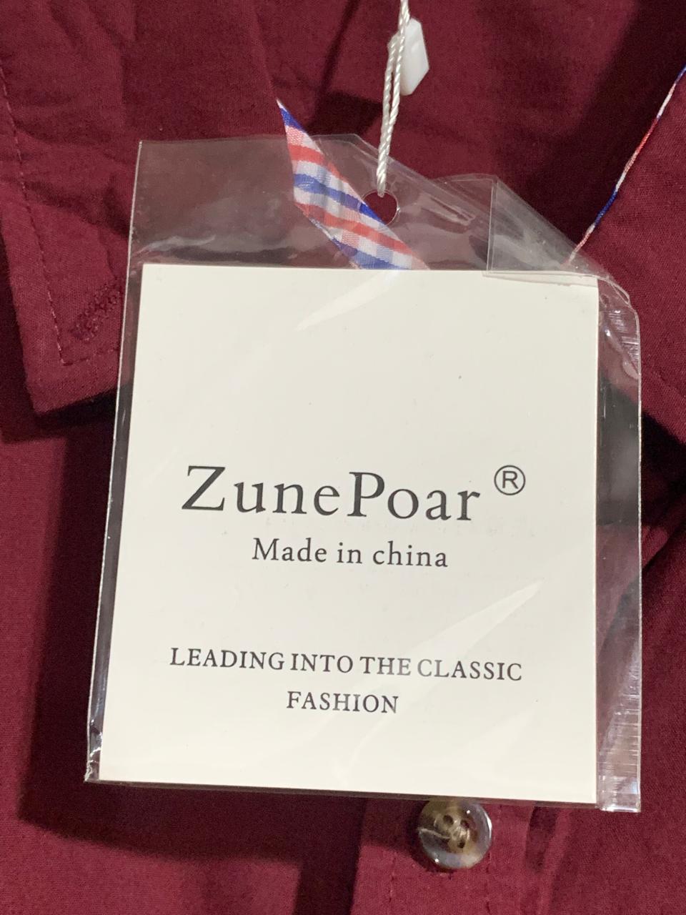 ZUNE POAR BUTTON UP SHIRT FOR MEN