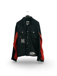 REFINERY REPUBLIC PAINT SPLATTER DENIM JACKET FOR MEN