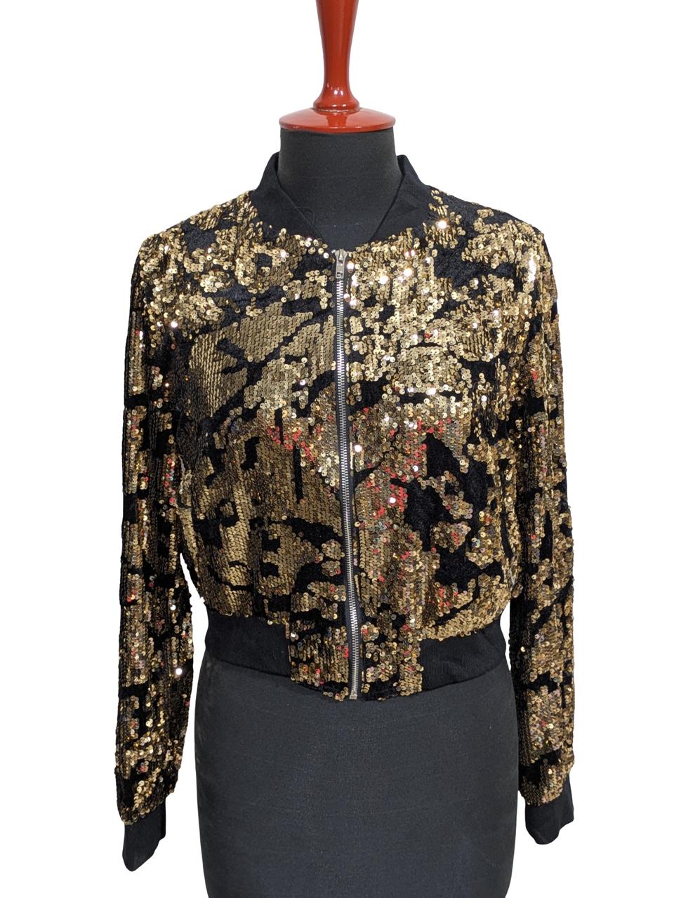 FOREVER 21 SEQUIN JACKET FOR WOMEN