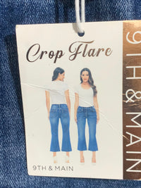 9TH & MAIN CROP FLARE JEANS PANT FOR WOMEN