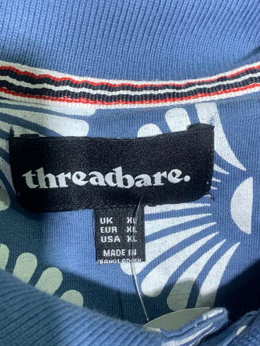 THREADBARE BUTTON DOWN GOLF T-SHIRT FOR MEN