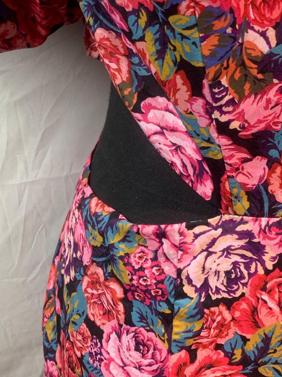 FLORAL MIDI DRESS FOR WOMEN