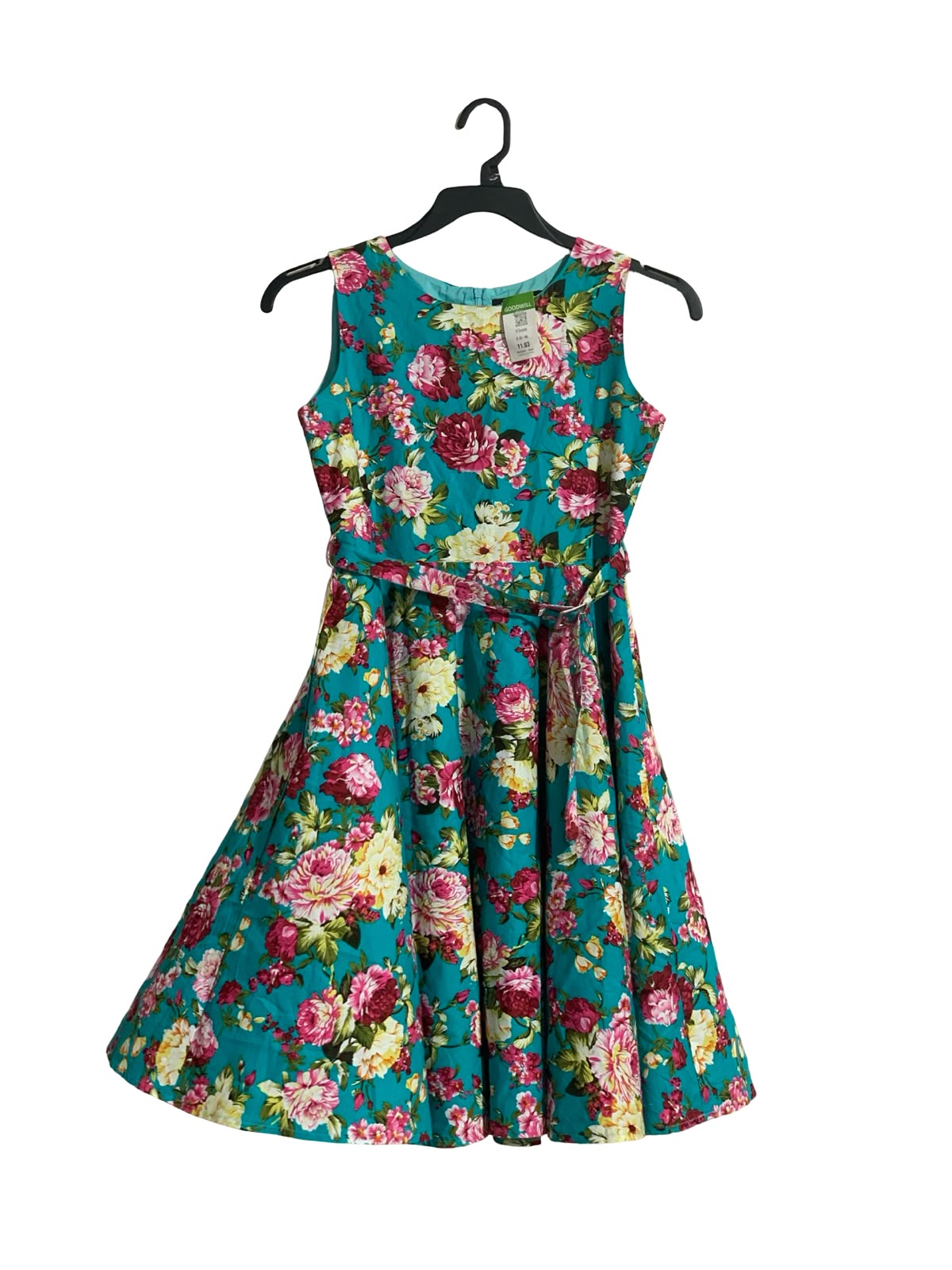 BLACK BUTTERFLY MIDI DRESS FOR WOMEN
