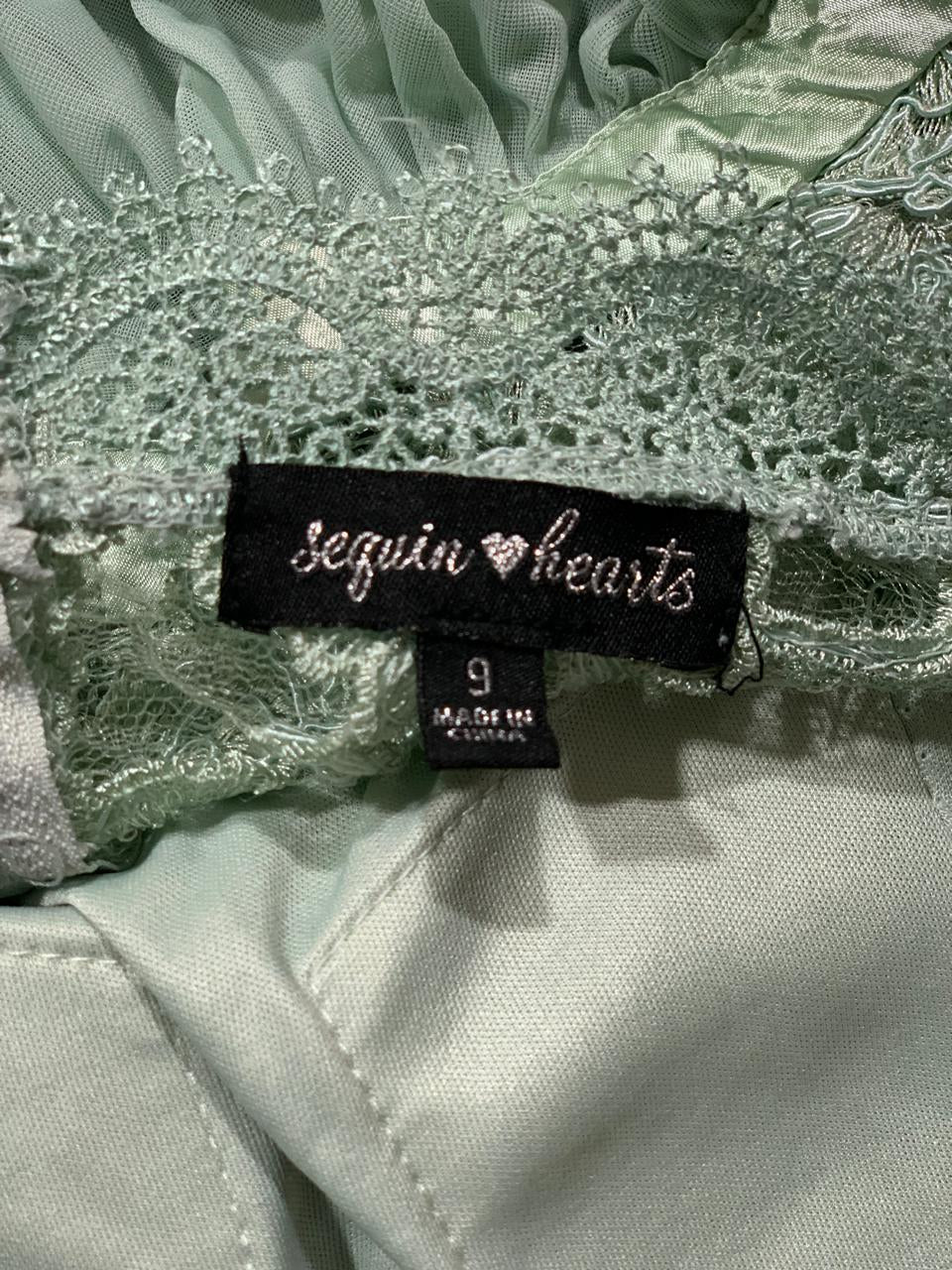 SEGUIN HEARTS PARTY DRESS FOR WOMEN