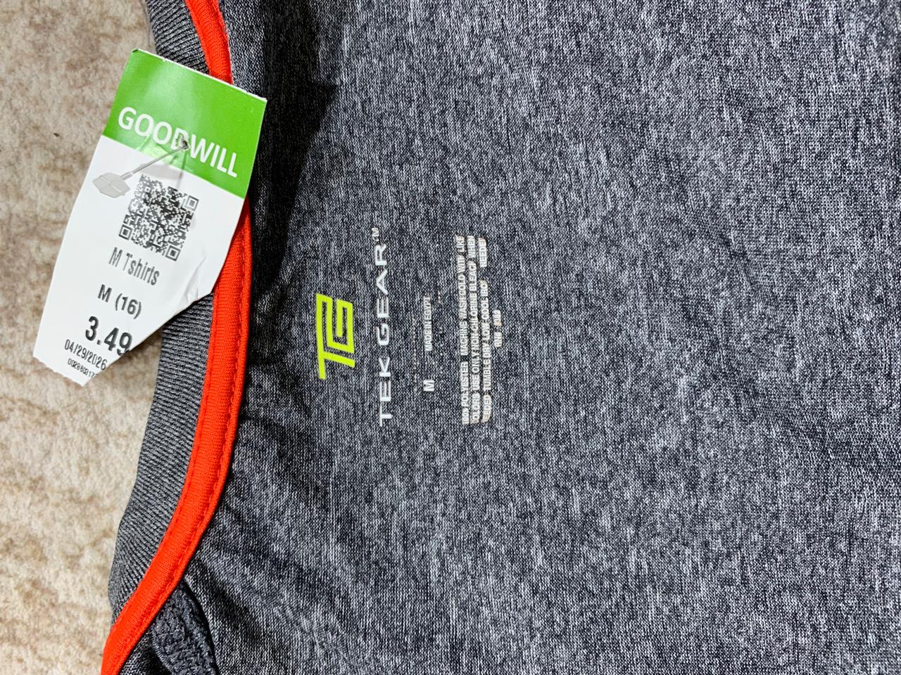 TEK GEAR T-SHIRT FOR MEN