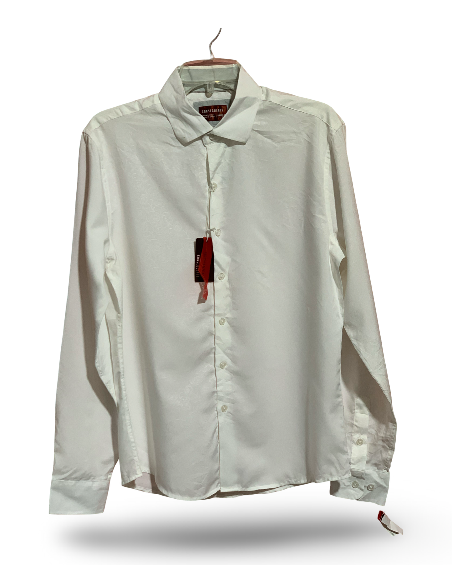 Consequence Pearl White Shirt for Men