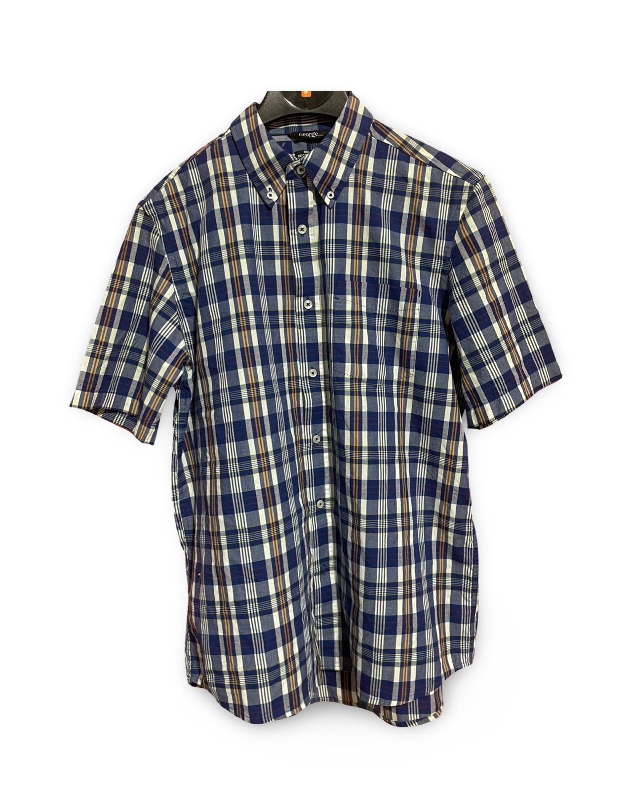 George Half Sleeves Check Shirt For Men
