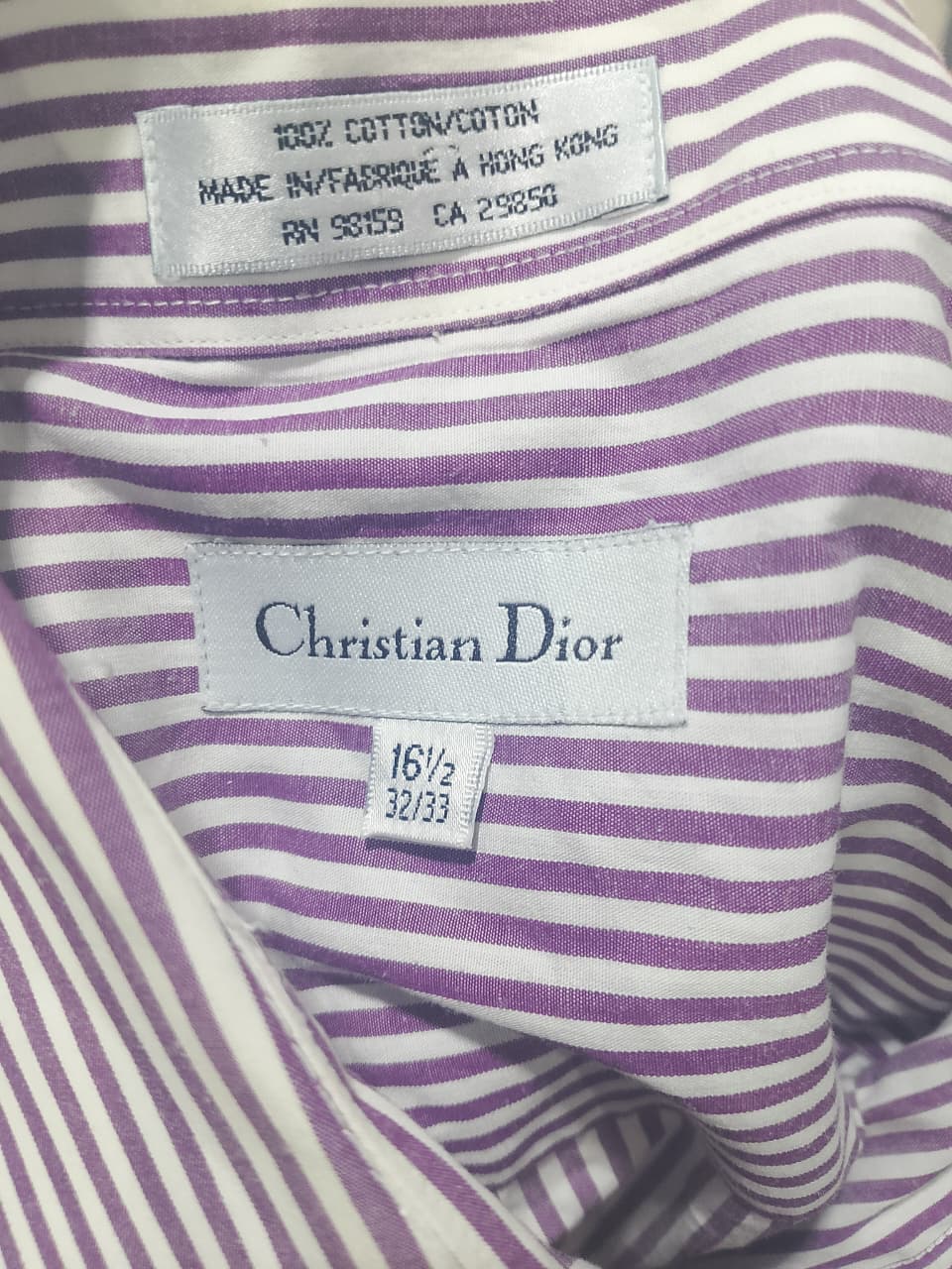 CHRISTIAN DIOR BUTTON DOWN SHIRT FOR MEN