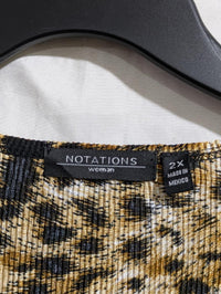 NOTATIONS BLOUSE TOP FOR WOMEN