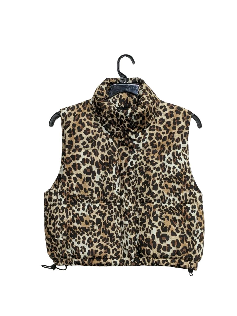 LOVE TREE SLEEVELESS PUFFER JACKET FOR WOMEN