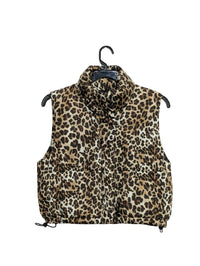 LOVE TREE SLEEVELESS PUFFER JACKET FOR WOMEN