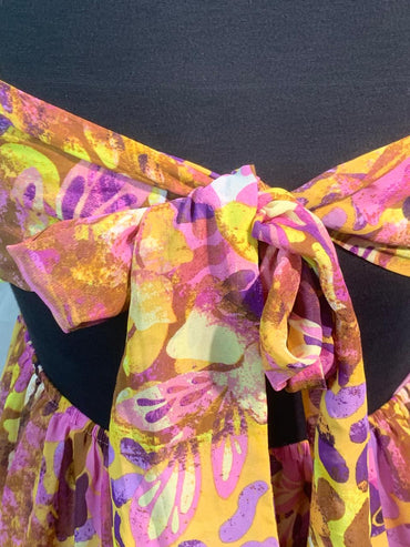FLORAL PRINT MINI DRESS FOR WOMEN
