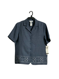 ALFRED DUNNER BUTTON UP SHIRT FOR WOMEN